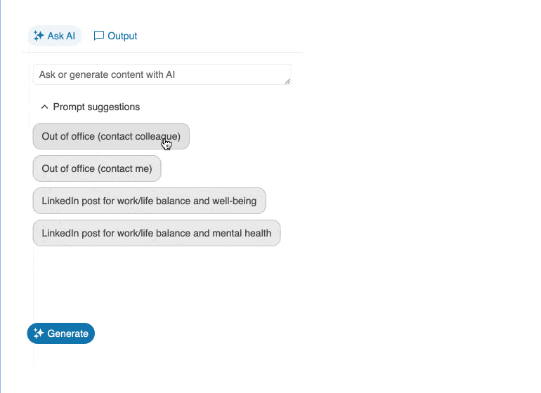KendoReact AI Prompt component Streaming