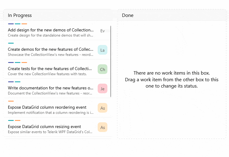 .NET MAUI CollectionView control Drag and Drop