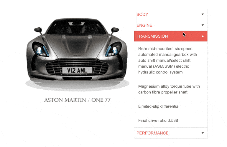 Telerik UI for ASP.NET PanelBar