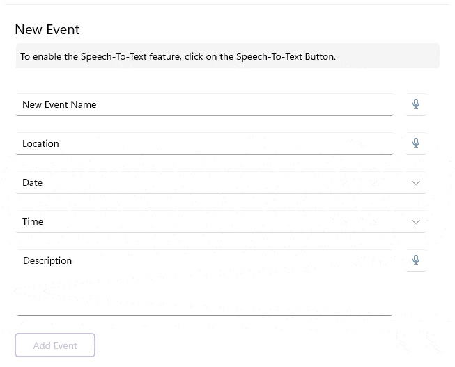 Speach To Text Telerik UI for .NET MAUI