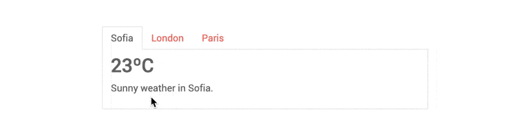 Telerik UI for Blazor Tab Strip Overview