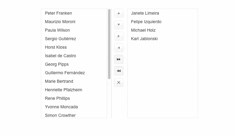 Telerik UI for Blazor ListBox-Selection