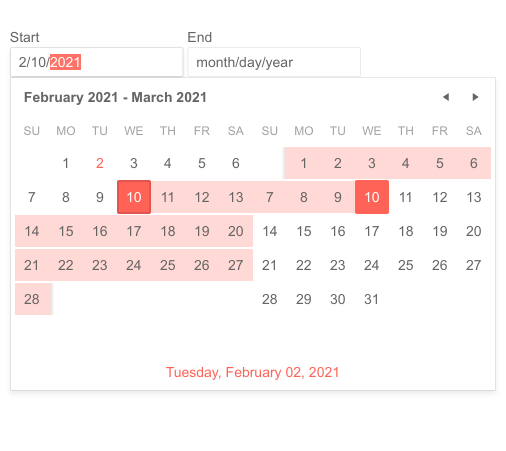 daterangepicker---selection