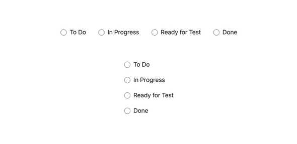 React RadioGroup - Layout, KendoReact UI Library