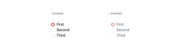 React RadioButton - Disabling RadioButton, KendoReact UI Library