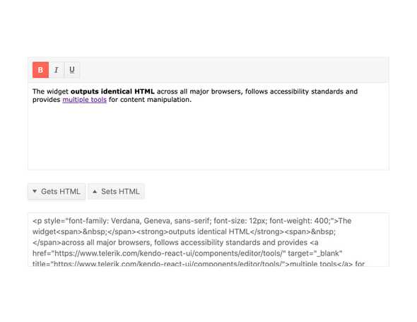 React Rich Text Editor Get and Set Content