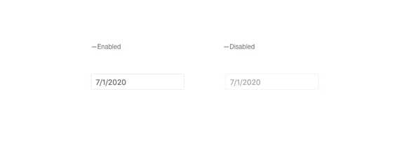 React DateInput Disabled KendoReact UI Library