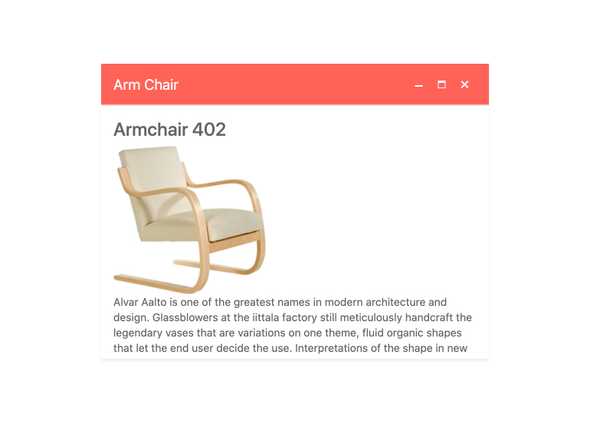 React Window - Dimensions, KendoReact UI Library