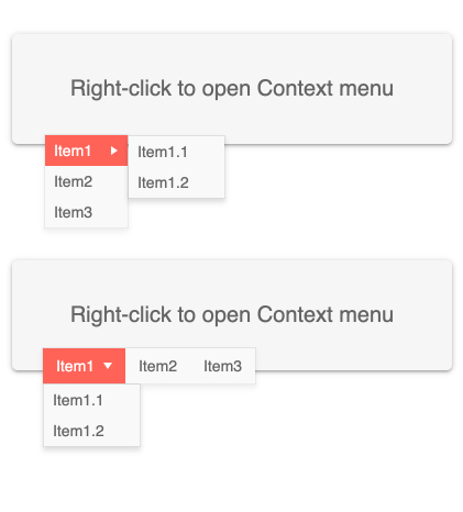 Kendo UI for Angular ContextMenu - Orientation