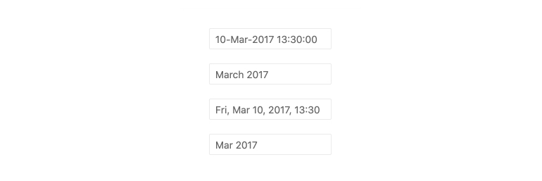 Kendo UI for Angular DateRange - Date Formats