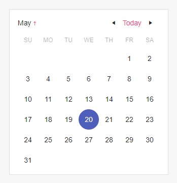 Calendar - Custom Rendering