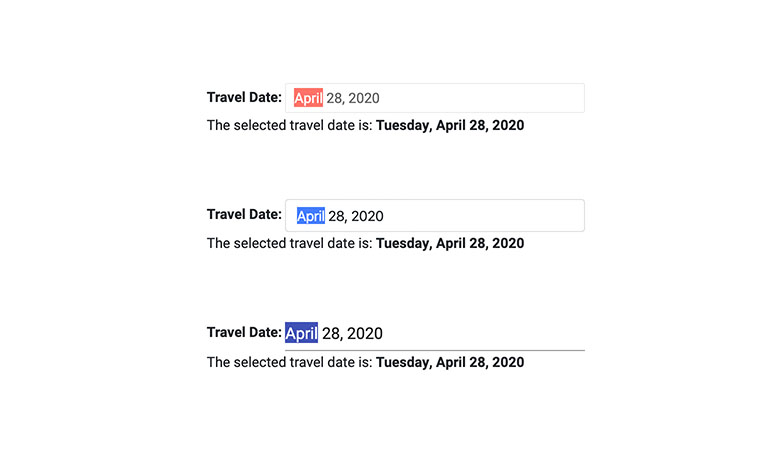 Telerik UI for Blazor DateInput Themes