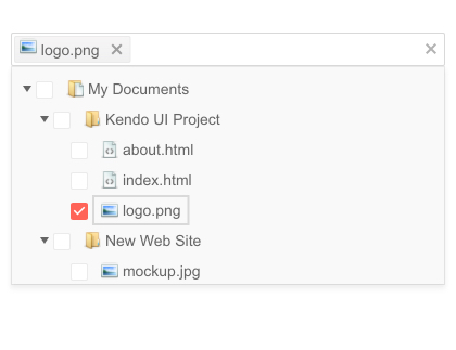 Telerik UI for ASP.NET Core DropDownTree