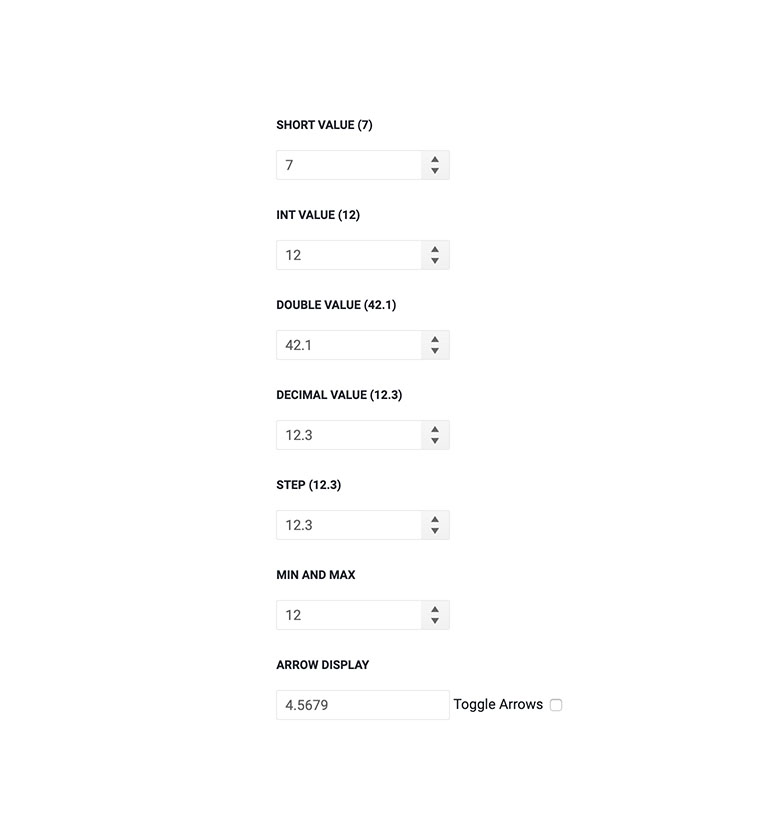 Telerik UI for Blazor Numeric Textbox Overview