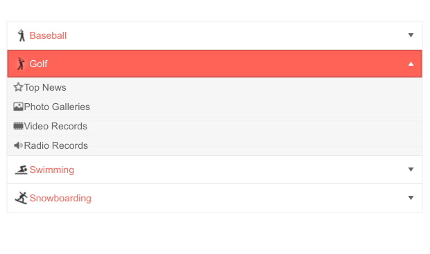 Telerik UI for ASP.NET MVC PanelBar - Images