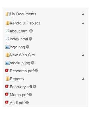 Telerik UI for ASP.NET PanelBar