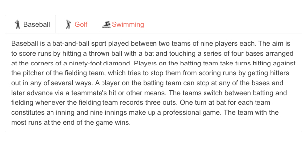 Telerik UI for ASP.NET MVC TabStrip - Images