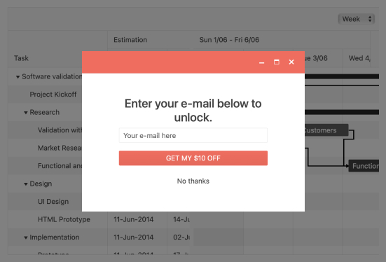 Telerik UI for ASP.NET Core Window - Header
