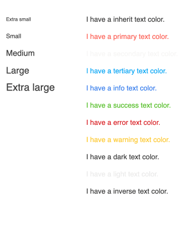 React Typography Component Appearance