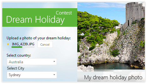 Telerik UI for ASP.NET AJAX Upload (Async) - fully asynchronous