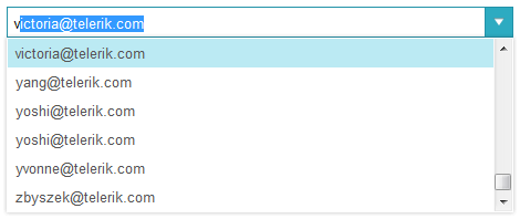 Telerik UI for ASP.NET AJAX ComboBox - search
