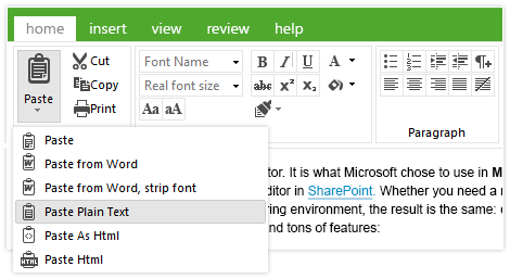 Telerik UI for ASP.NET AJAX File Editor - multiple paste