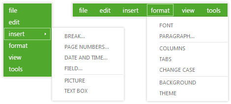 Telerik UI for ASP.NET AJAX Menu - orientation