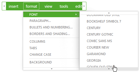 Telerik UI for ASP.NET AJAX Menu - scrolling