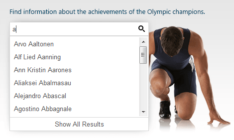 Telerik UI for ASP.NET AJAX SearchBox - Search Autocomplete