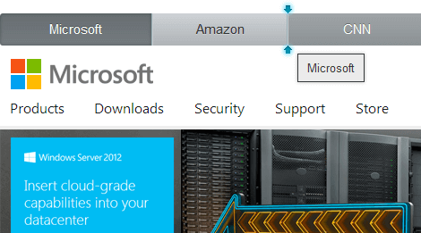 Telerik UI for ASP.NET AJAX TabStrip - Drag and drop