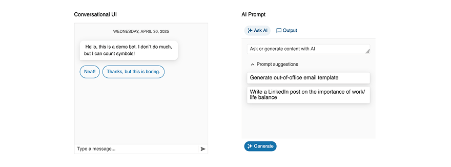 ai-prompt component screenshot