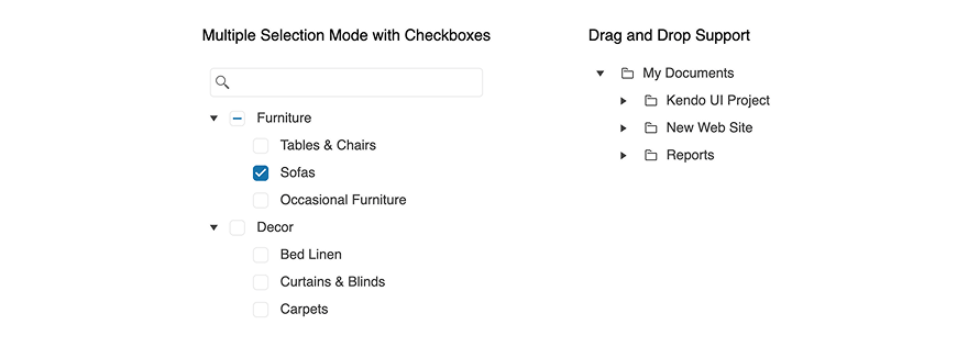 treeview component screenshot