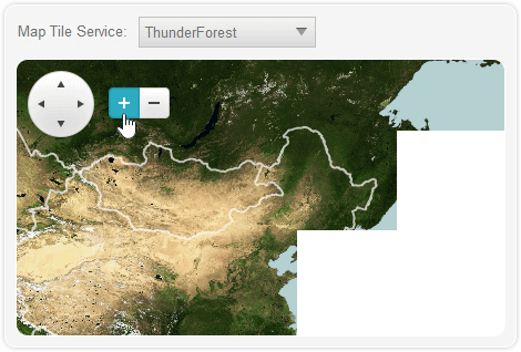 Telerik UI for ASP.NET AJAX Map - tile-based geographical data visualization