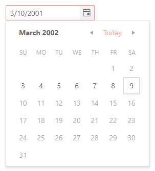 DatePicker - Date Limits