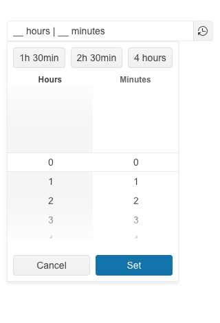 Kendo UI for jQuery TimeDurationPicker Component Shortcuts
