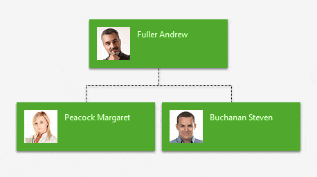 Telerik UI for ASP.NET AJAX OrgChart - organization layout