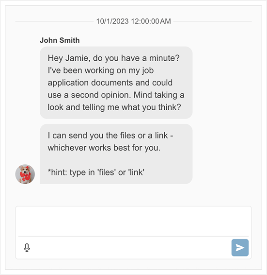 React Chat - Overview 551px