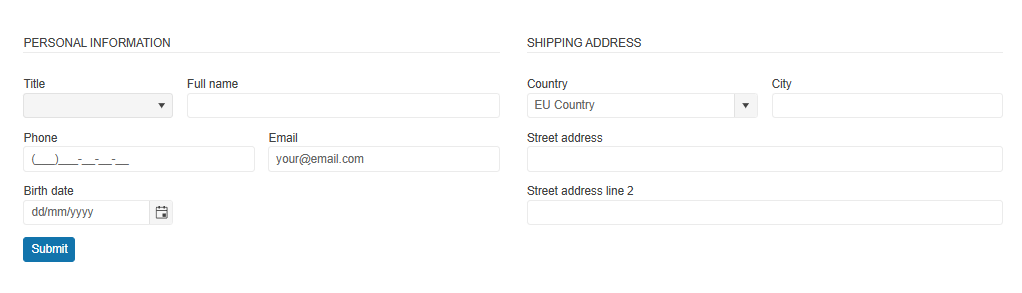 responsive forms jquery