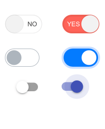 Telerik UI for ASP.NET Core Switch - Theming