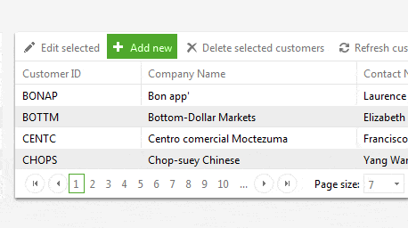 Telerik UI for ASP.NET AJAX Toolbat - Item types